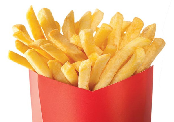 (20) fritas c/ cheddar pequena
