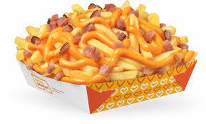 (23) fritas c/ cheddar grande.